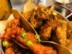 炸鸡一半一半-富乐满韩国正宗炸鸡韩国料理(虹泉路店)