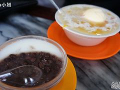 杏仁豆腐加红豆&杨枝甘露球-玫瑰甜品(文明路店)