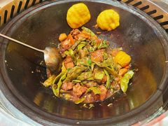 排骨炖豆角-二胖家铁锅炖大鹅(双井店)