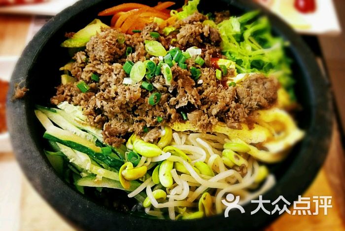 芝士牛肉石锅拌饭