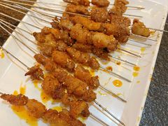 鹤岗特色牛肉肥瘦相间的特香-老何太太鹤岗小串·团建聚餐(龙华店)