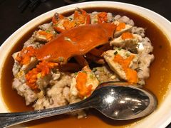 和乐蟹蒸手剁肉饼-广州文华东方酒店·江-由辉师傅主理