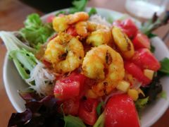 姜汁鲜虾沙拉-植物园哈利亚餐厅