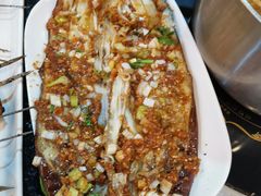 烤蒜香茄子-老何太太鹤岗小串·团建聚餐(龙华店)