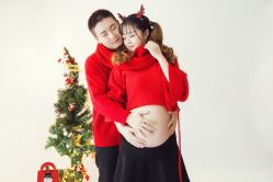 点击看大图 -十孕纪高端孕妇亲子摄影