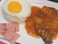 茄汁猪扒饭-華人 華星冰室(氹仔 店)