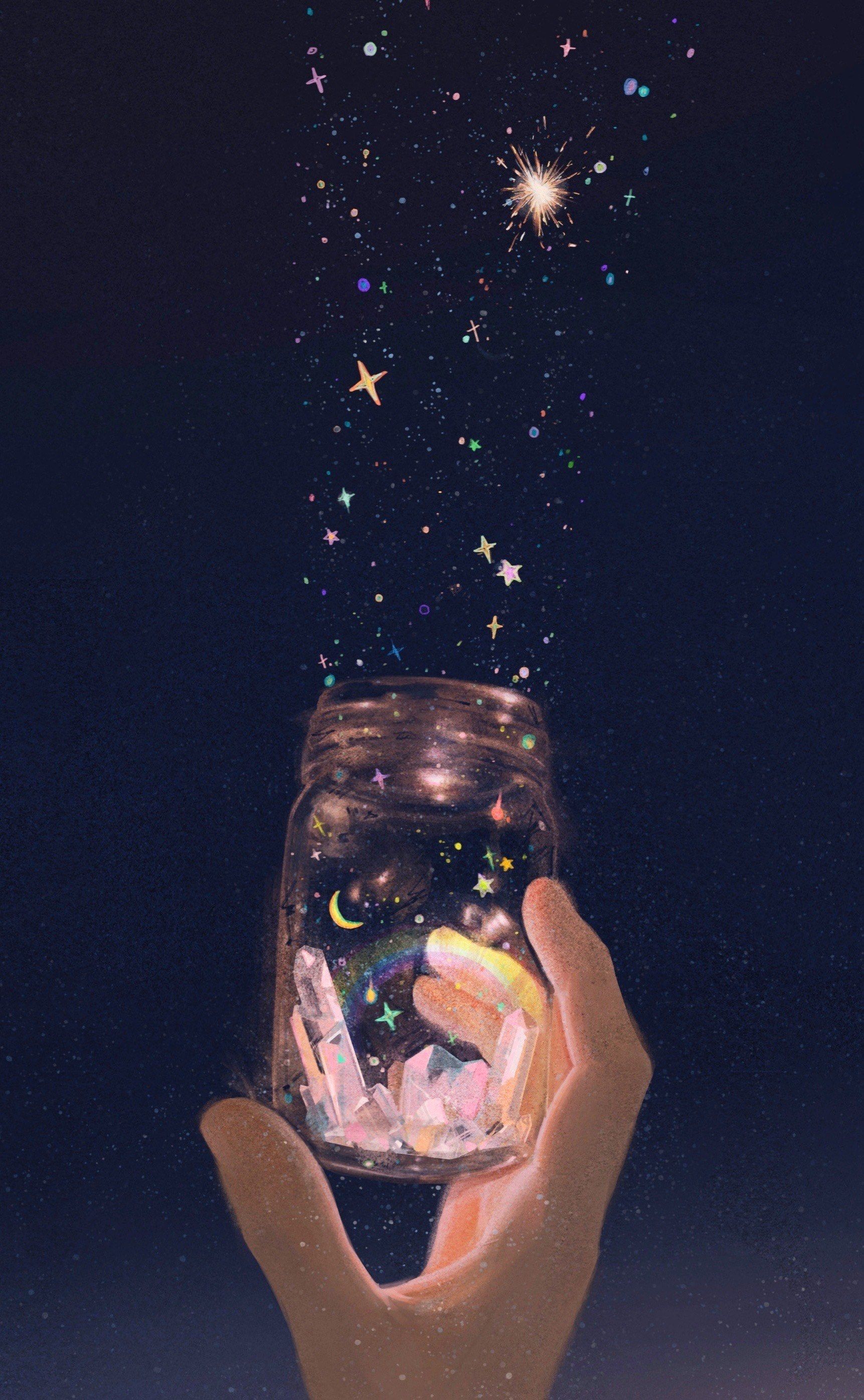 今天又来分享深色的手机壁纸了,感觉比较适合在晚上用