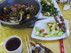-炕锅羊肉土火锅面片大王