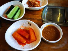 泡菜饼-喇喇排骨火锅·传统韩式脊骨汤(望京西园总店)