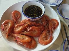 白灼南美对虾-范饭椰林川湘味海鲜·椰子鸡(三亚湾椰梦长廊店)