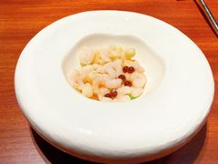 雨花茶甜豆虾仁-龙吟山房(青龙山庄店)