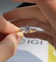 -钻石小鸟钻戒婚戒定制(石路店)