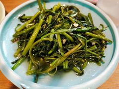 蒜炒空心菜-新白鹿餐厅(城西银泰城店)