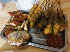炸牛肉串-清真王强炸串