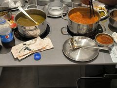 自助调料区-晓沸牛肉海鲜小火锅(白湖亭万达广场店)