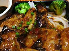 铁板烧汁茄子-粤港餐厅(禹州商业广场店)