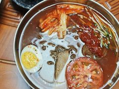 石板虾仁鸡蛋-韩仁阁米肠汤饭(韩乐坊店)