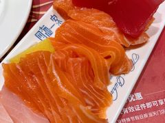 三文鱼刺身-四海一家自助餐(益田假日广场店)