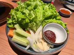 季节蔬菜组合-烧肉达人•炭火烧肉(新天地店)