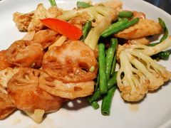 虾夹菜花豆角-滋粥楼·顺德菜(番禺广场总店)