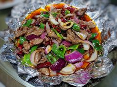 铁板牛柳-乐氏荤豆花