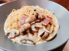 奶油蘑菇意大利面-VESH COFFEE(定西路店)