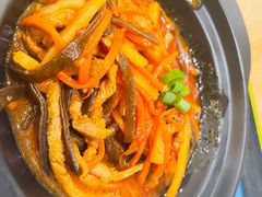 鱼香肉丝饭-老娘舅(杭州地铁凤起路站店)