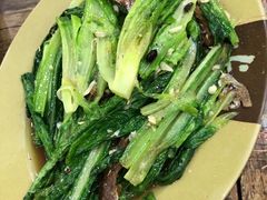 豆豉鲮鱼炒油麦-贞姨美食·老字号海鲜大排档