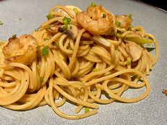 日式和风蒜香大虾意面-第101座花园餐厅(湖滨88店)