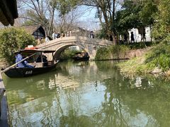 -摇橹船上船码头