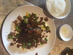 小炒茄子配米饭-厉家菜(金宝街店)