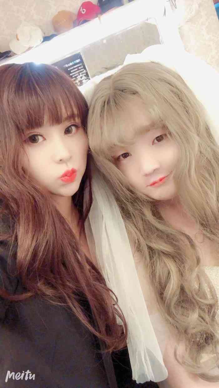 韩国印象摄影studio-"化妆师晴晴,给我和闺蜜化的妆,技术娴熟,.