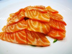 鲜美三文鱼刺身-山泉公馆酒家(珠江新城店)