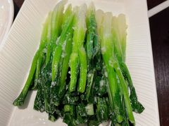 蒜香油爆菜心-杭州西子湖四季酒店·金沙厅