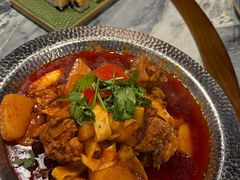 新疆沙湾大盘鸡-品回味清真西北楼(宁波首店)