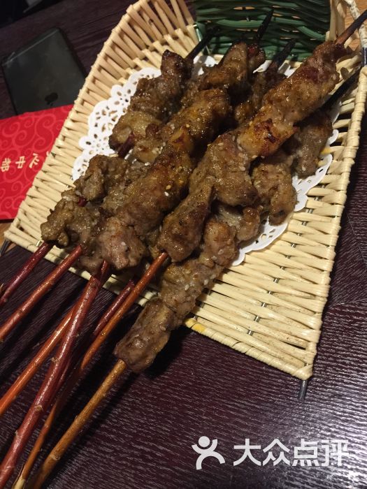 鐵板羊肉串