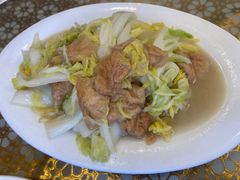面筋扒白菜-悦宾饭馆(翠花胡同店)