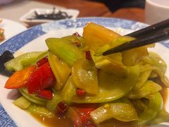 小炒青番茄子-七百岁羊肉馆(环球港店)