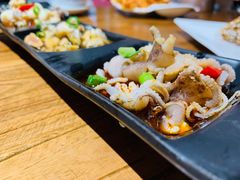 -东来菜馆•手抓海鲜家常菜•海鲜锅贴(鸽子窝店)
