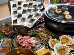 -围炉肉舍•炭烤活鳗•丹东海鲜烤肉(步行街店)