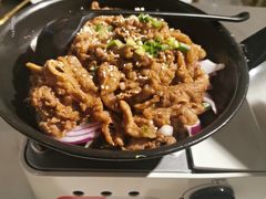 蔬菜配酱油烤牛肉-HOTISLAND海鸡岛·韩国料理(江南西店)