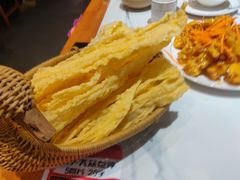 炸腐竹-冰城焰会大丰收铁锅炖(萝岗万达金街店)