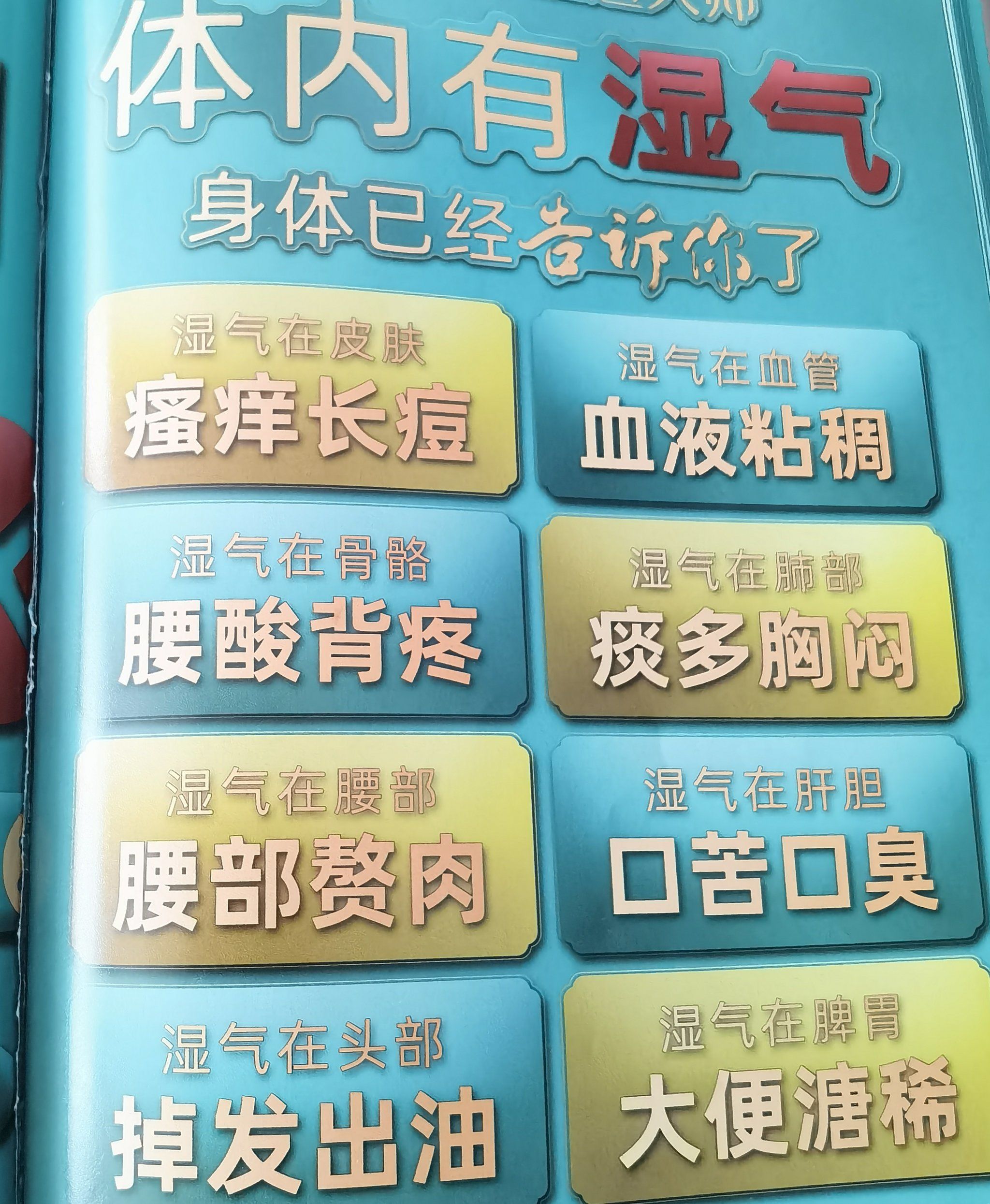 体内湿气过重会带来哪些危害.