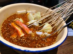 串串香-老城区炭火牛蛙锅(国展中心店)