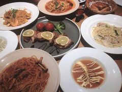 罗勒番茄菌菇意大利面-新贝乐意大利餐厅(苏州中心店)