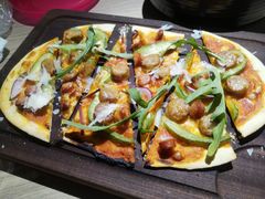 罗勒蘑菇鸡肉披萨-Maxpoint Kitchen 西餐咖啡(乐峰广场店)
