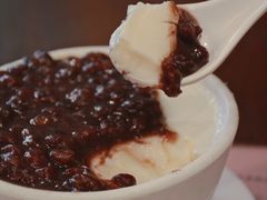 冻双皮奶+红豆-百花传统甜品店(原址店)