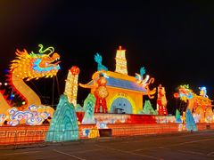 -欢乐海岸椰林沙滩-2025湾区超级灯会