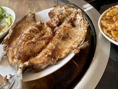 -北京龙庆四季香农家饭庄·灶台鱼·碳烤虹鳟鱼(龙庆峡店)