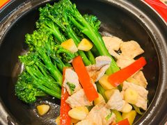 干锅西兰花-杭州西湖柳莺里酒店·闻莺厅